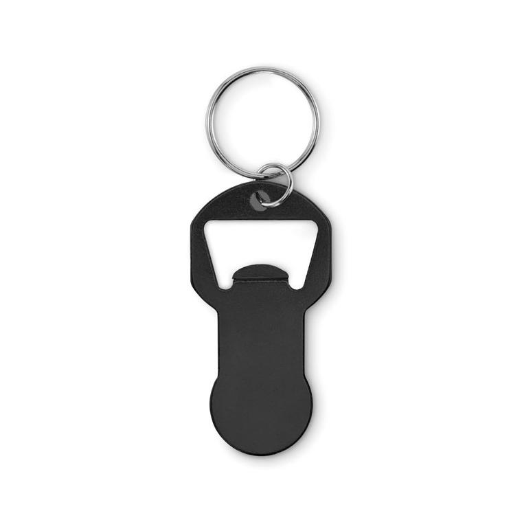 Breloc din aluminiu reciclat Clave Negru