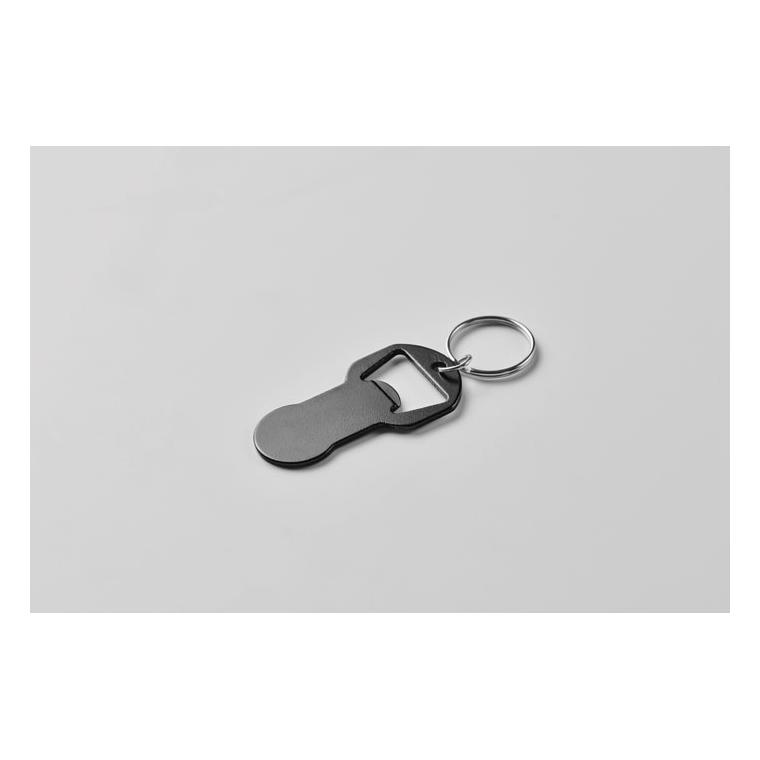 Breloc din aluminiu reciclat Clave Negru