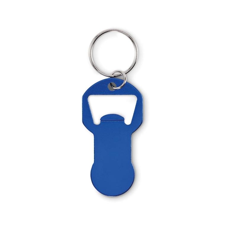 Breloc din aluminiu reciclat Clave Albastru