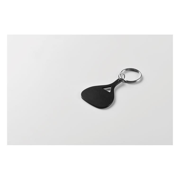Breloc din aluminiu Kepad Negru