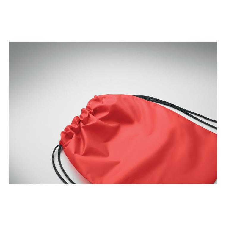 Rucsac cu șnur pentru copii din RPET 190T Shoop Kids Roșu