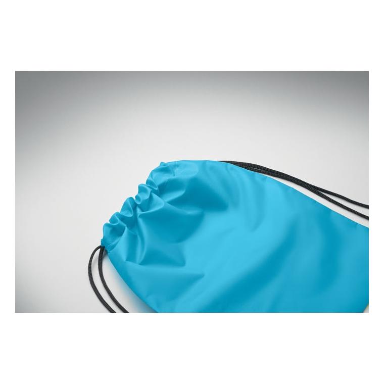 Rucsac cu șnur pentru copii din RPET 190T Shoop Kids Turquoise