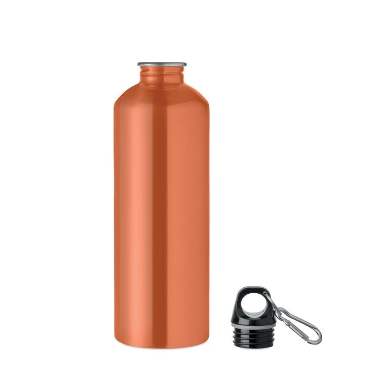 Sticlă cu perete simplu Re-One Moss, 1000 ml Portocaliu