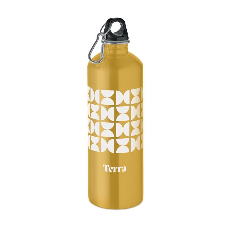 Sticlă cu perete simplu Re-One Moss, 1000 ml ocru