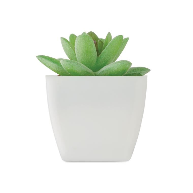 Mini plantă artificială Artigrap Alb