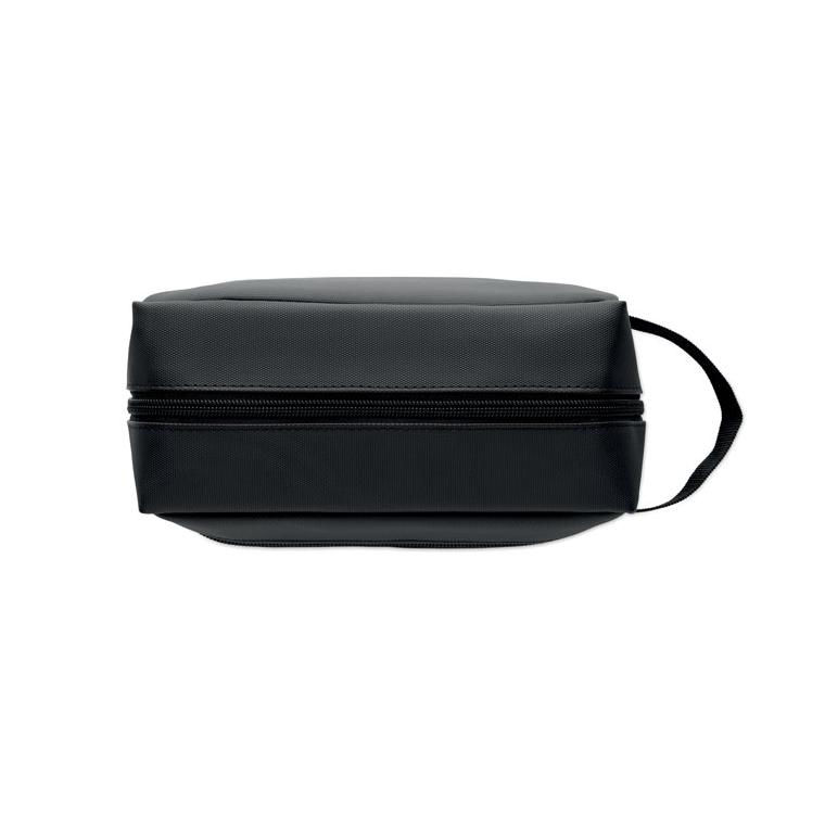 Geantă pentru cosmetice din RPET 600D Doppkit Negru