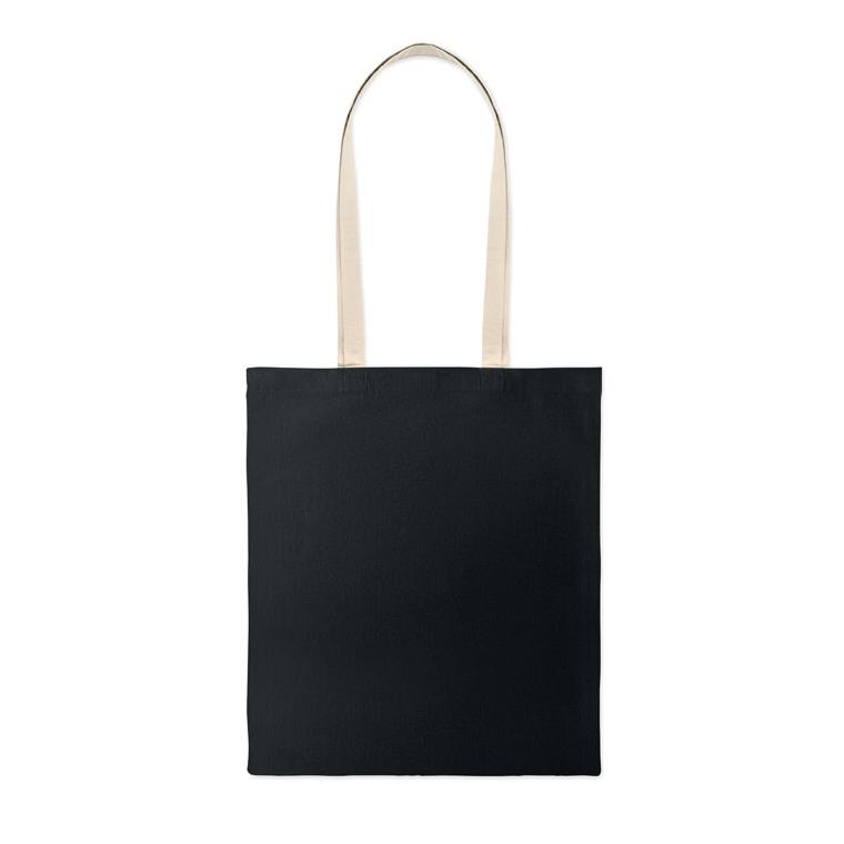 Sacoșă din bumbac Zevra Colour Negru
