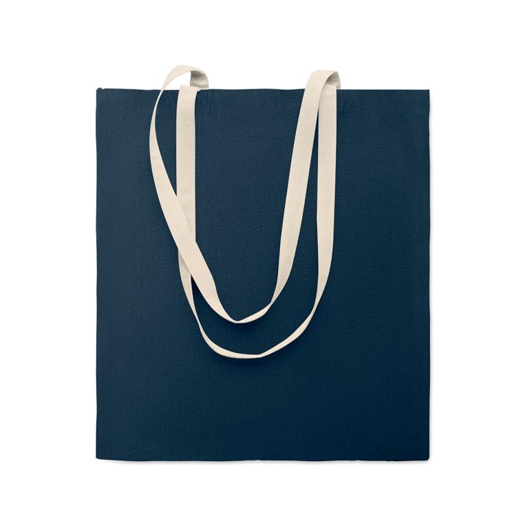 Sacoșă din bumbac Zevra Colour Navy 