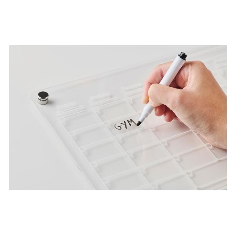 Planificator acrilic magnetic Planit Transparent