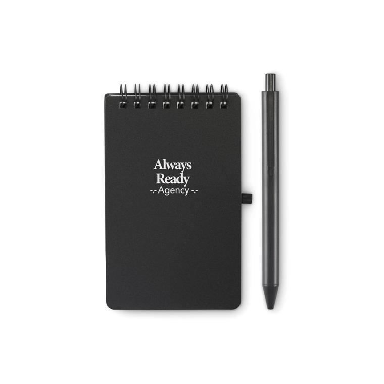 Blocnotes rezistent la apă Kit Negru