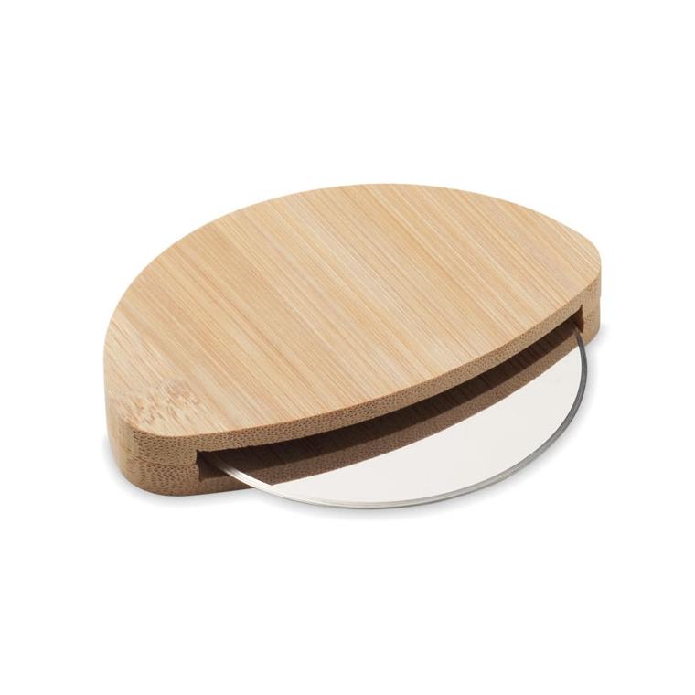 Cutter rotund pentru pizza din bambus Napol