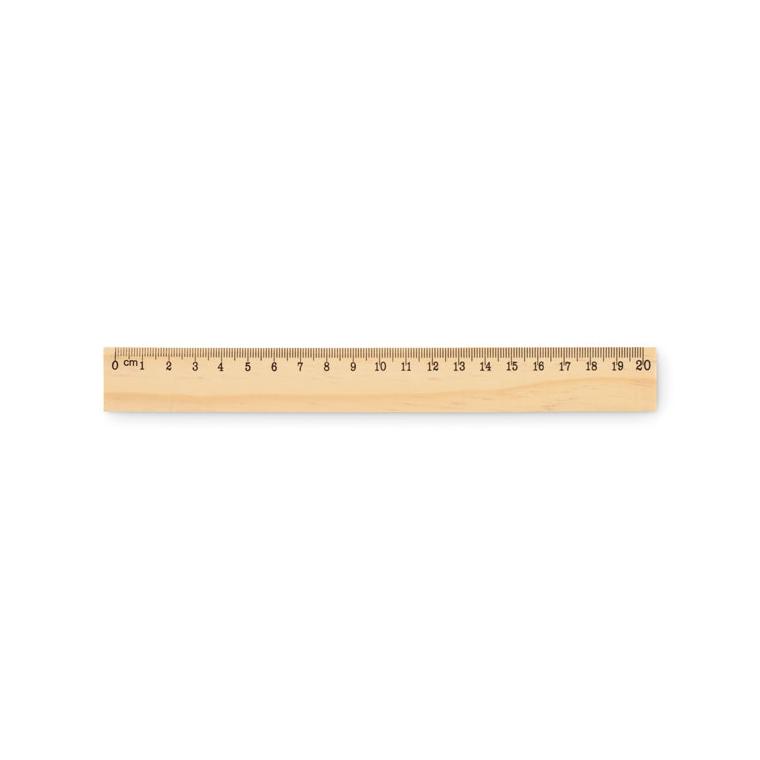 Riglă din lemn Ruler20, 20 cm