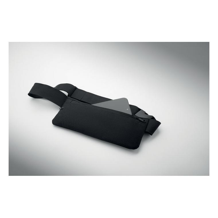 Borsetă sport din RPET 600D Moderate Negru
