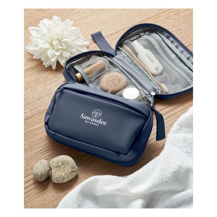 Geantă pentru cosmetice din RPET 600D Vanit Navy 