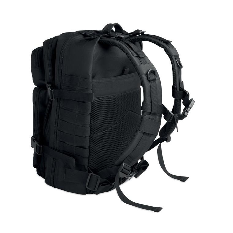 Rucsac pentru exterior din RPET 600D Carryconfi Negru