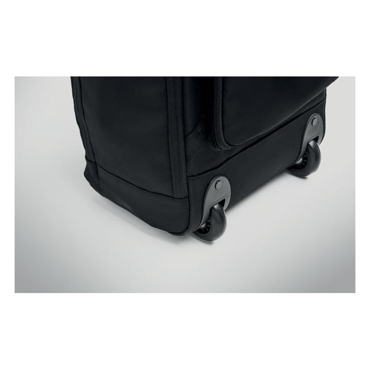 Rucsac tip troliu din RPET 290T Magnate Negru