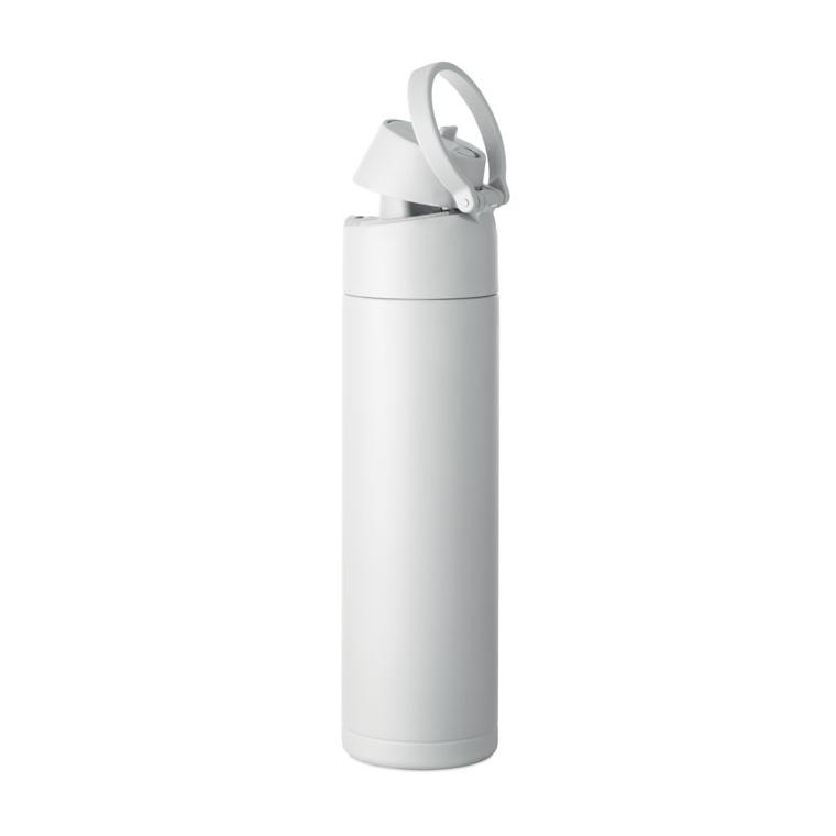 Sticlă cu perete dublu Toien Two, 500 ml Alb