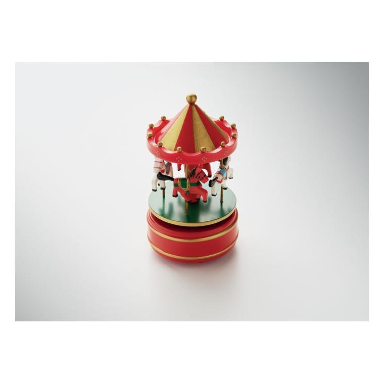 Mini carusel cu cutie muzicală Whirly Multicolor