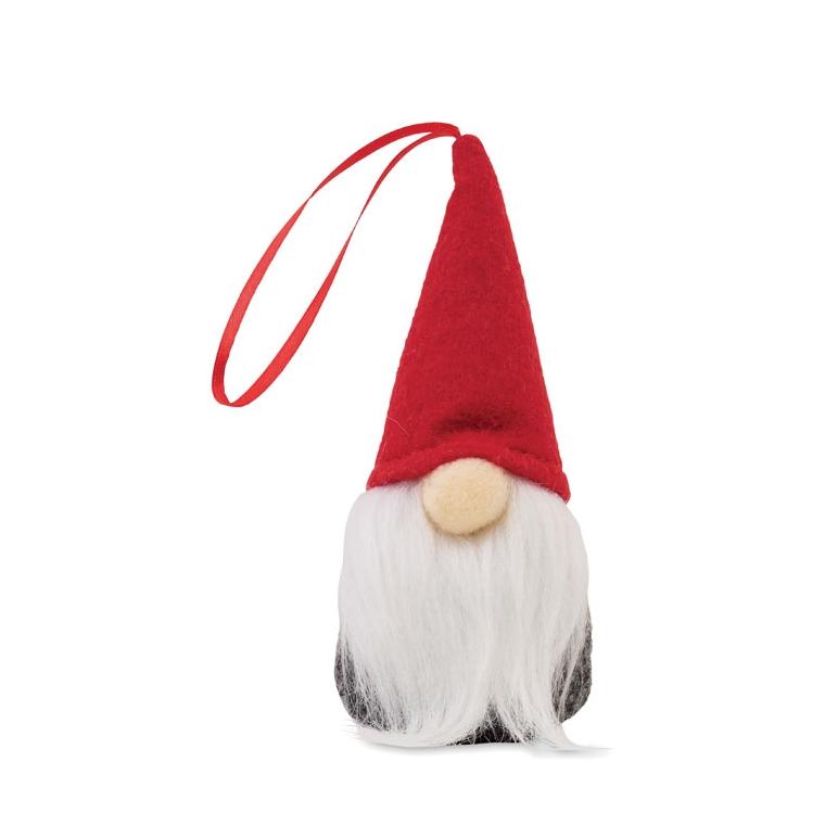 Decorațiune din fetru cu gnom și brad Frosty Tree Roșu