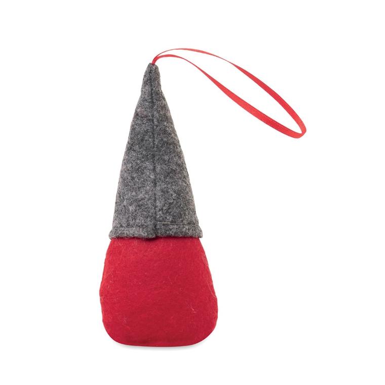 Decorațiune din fetru cu gnom și brad Frosty Tree Gri