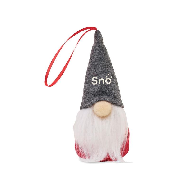Decorațiune din fetru cu gnom și brad Frosty Tree Gri