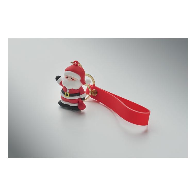 Breloc cu Moș Crăciun Santacharm Roșu