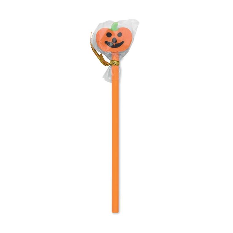 Creion de Halloween cu radieră Weenpen Portocaliu