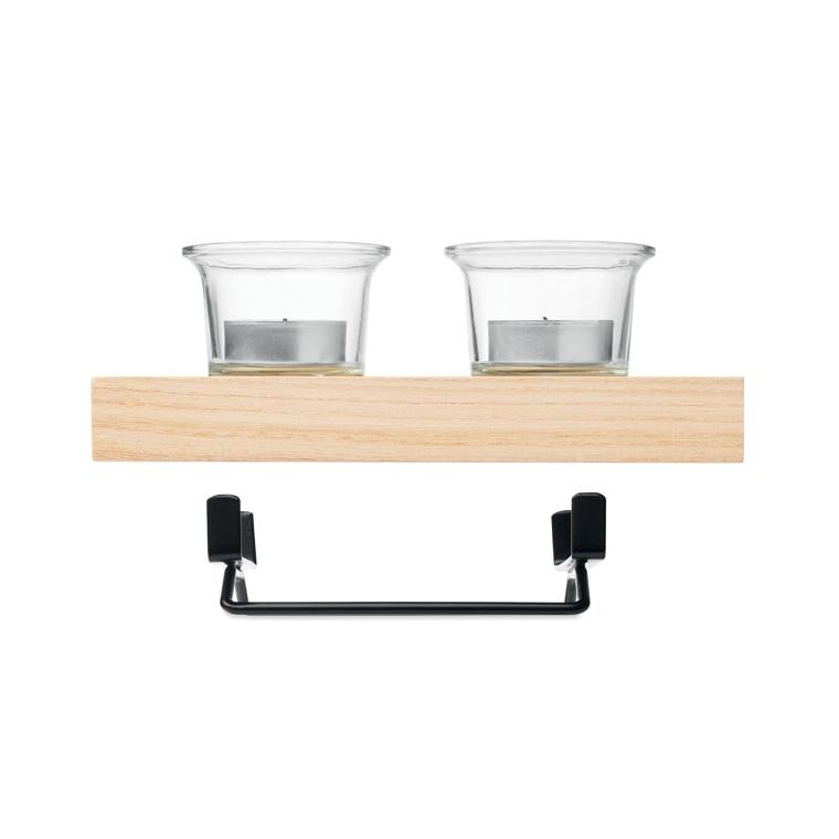 Set de suporturi pentru lumânări Irondle Natur