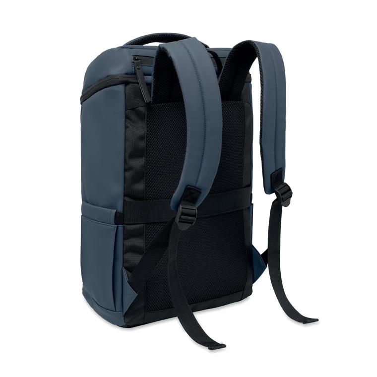Rucsac din PU pentru laptop de 15 inch Boulder Navy 