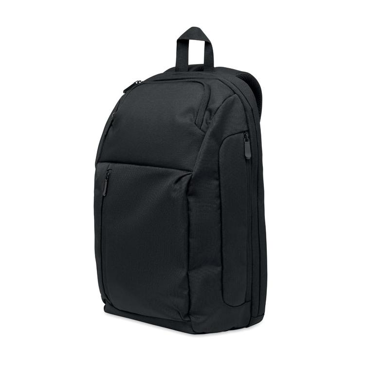 Rucsac din RPET pentru laptop de 15 inch, 15 l Doha Negru
