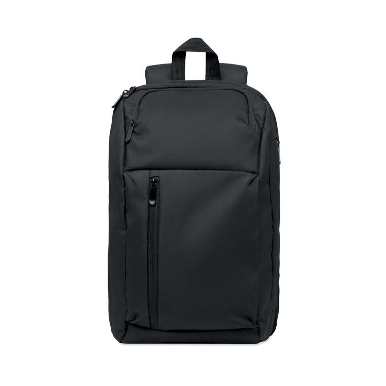 Rucsac din RPET pentru laptop de 15 inch, 15 l Doha Negru