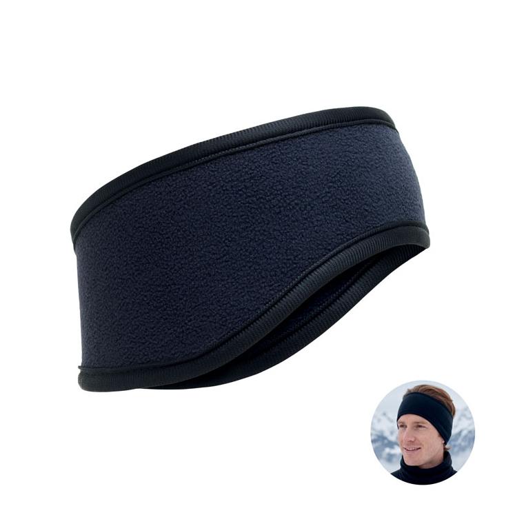 Bentiță din fleece Waves Navy 