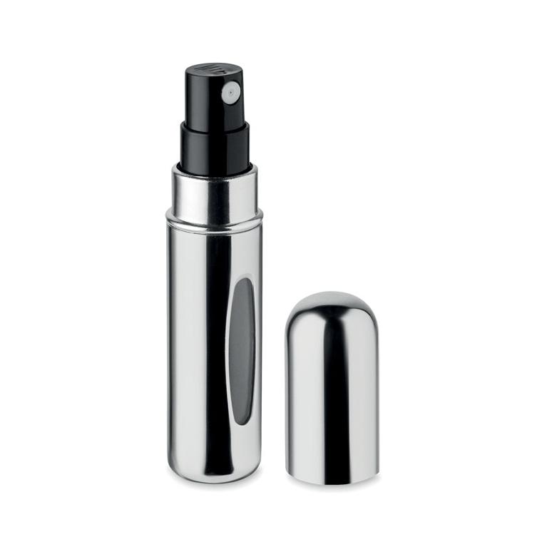Atomizor reîncărcabil, 5 ml Spray Argintiu lucios