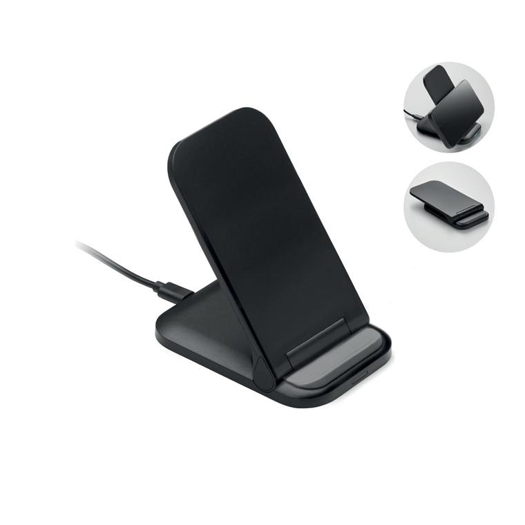 Încărcător wireless pliabil de 15 W Powerfold Negru