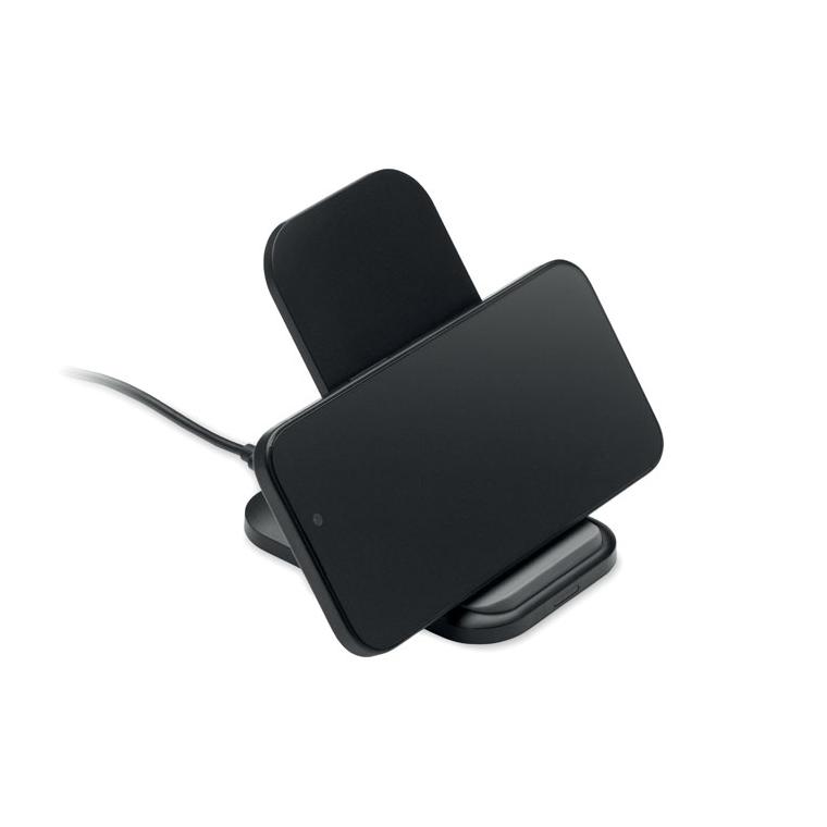 Încărcător wireless pliabil de 15 W Powerfold Negru