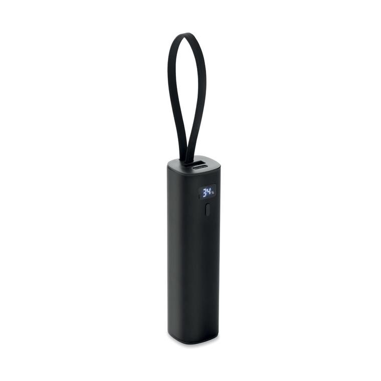 Baterie externă de 5000 mAh cu încărcare rapidă PD de 20 W Powertube Negru