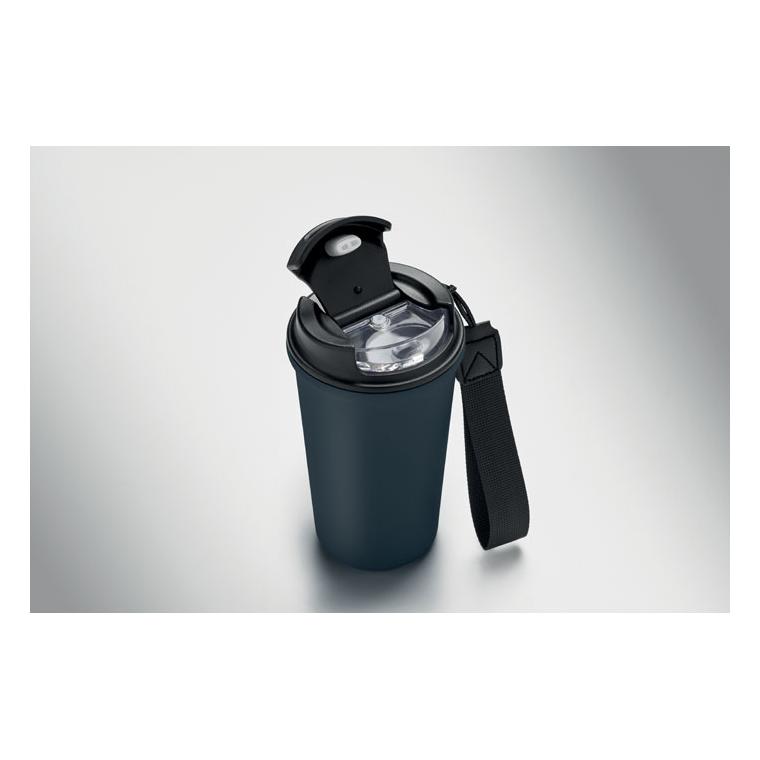 Pahar din oțel reciclat, 400 ml Nakano Navy 