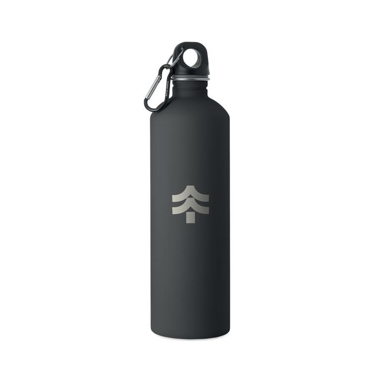 Sticlă cu perete simplu, 750 ml Rebig Moss Soft Negru