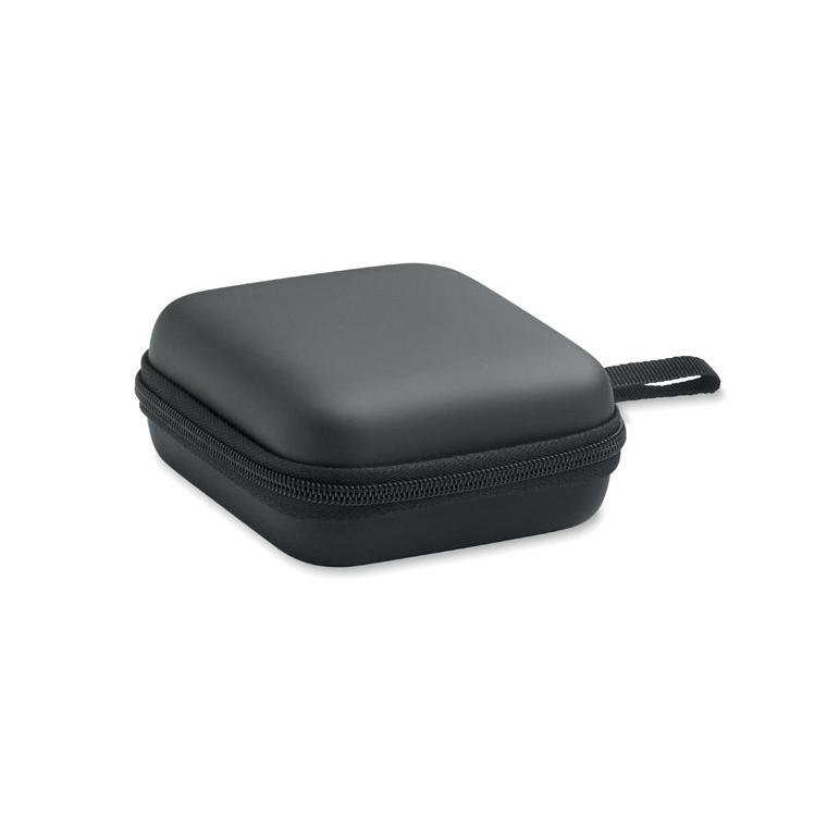 Set cu baterie externă magnetică de 5000 mAh Atlas Negru