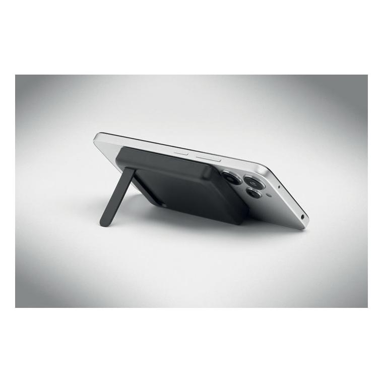 Set cu baterie externă magnetică de 5000 mAh Atlas Negru