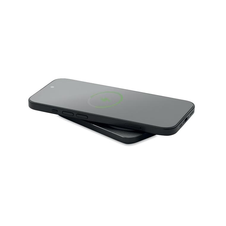 Baterie externă magnetică subțire cu încărcare rapidă de 20 W Slimvolt Negru
