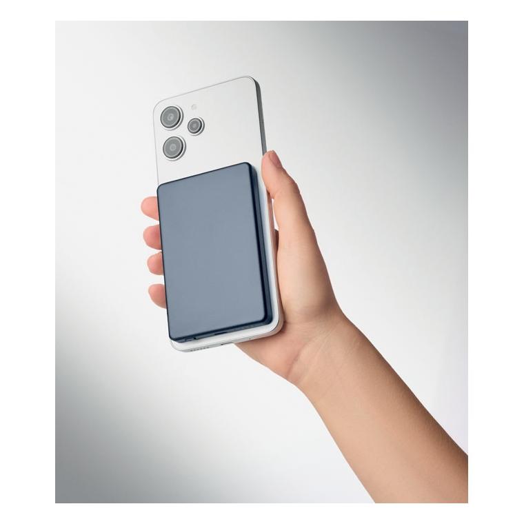 Baterie externă magnetică de 5000 mAh cu încărcare wireless de 15 W Core Navy 