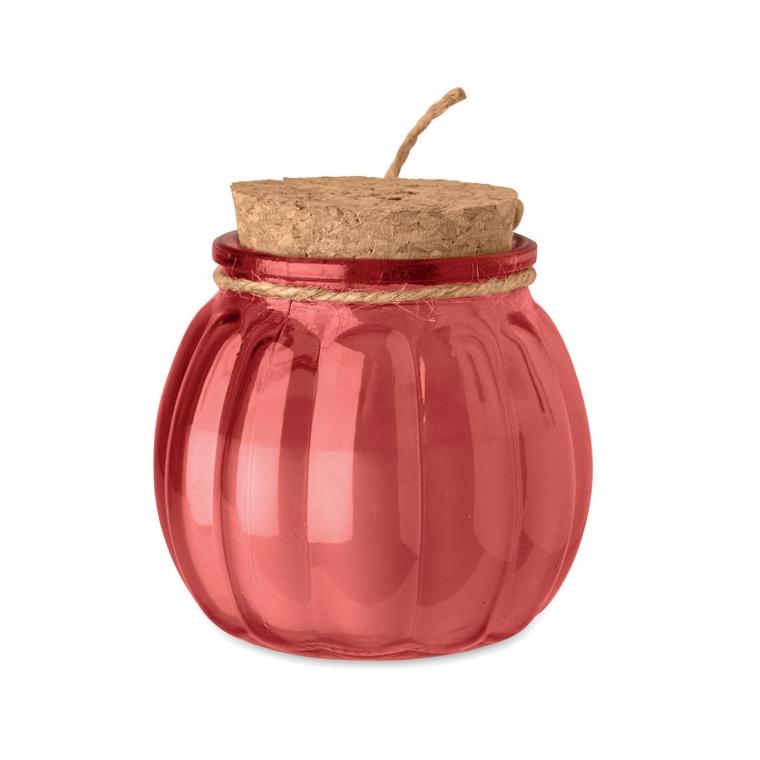 Lumânare cu parfum de vanilie în formă de dovleac Pumkin Roșu