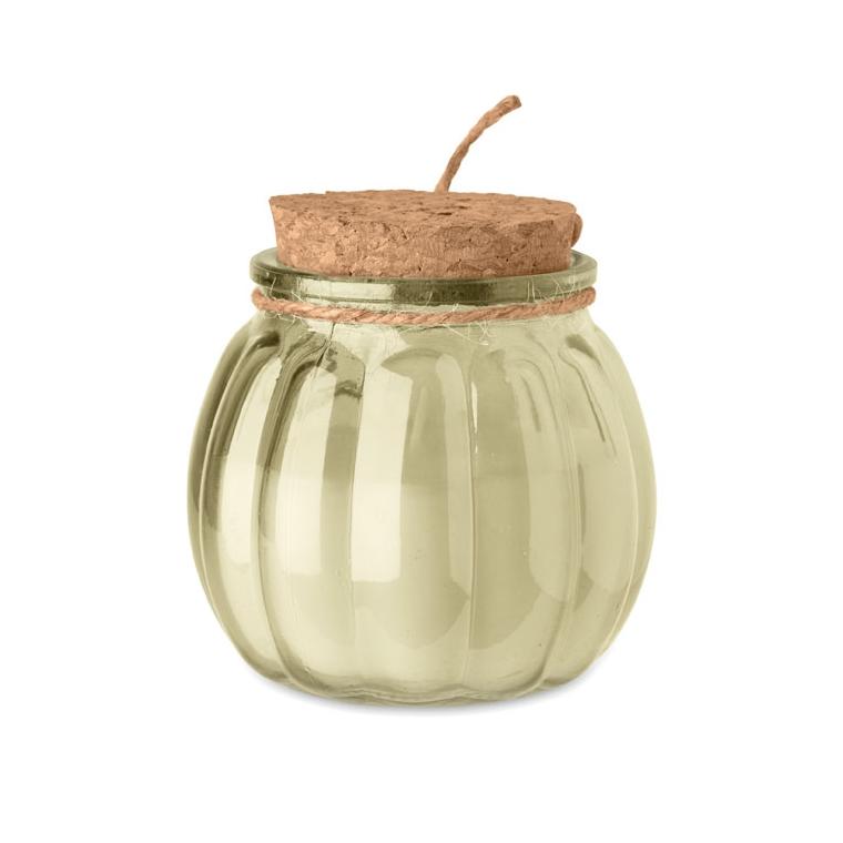 Lumânare cu parfum de vanilie în formă de dovleac Pumkin Bej