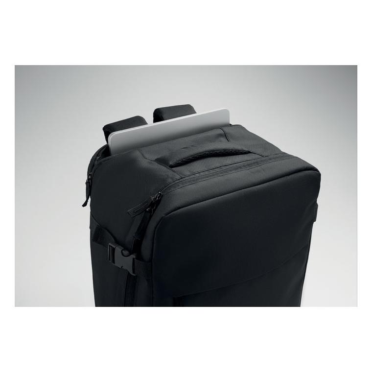 Rucsac extensibil pentru bagaj de cabină, 20 l Aspen Negru