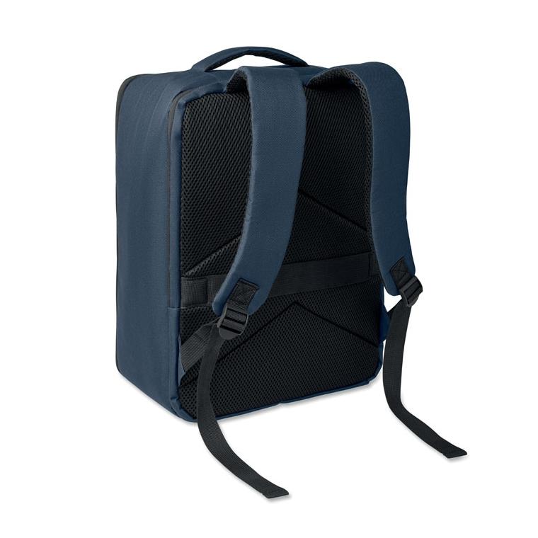 Rucsac din RPET cu compartiment pentru compresie sub vid, 18 l Cityflow Navy 