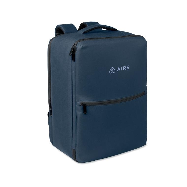 Rucsac din RPET cu compartiment pentru compresie sub vid, 18 l Cityflow Navy 