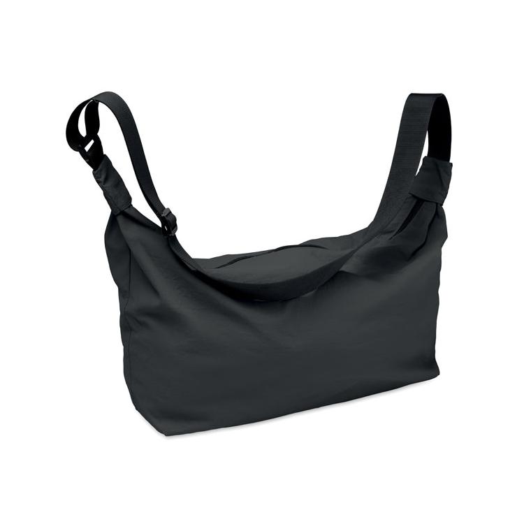 Geantă de umăr tip crossbody din nailon Sling Negru