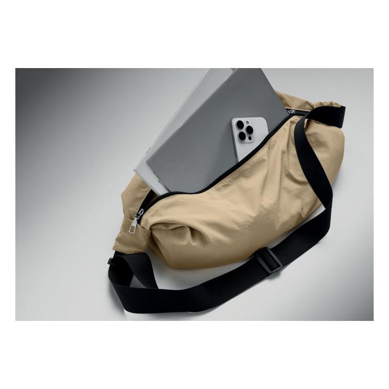 Geantă de umăr tip crossbody din nailon Sling Kaki