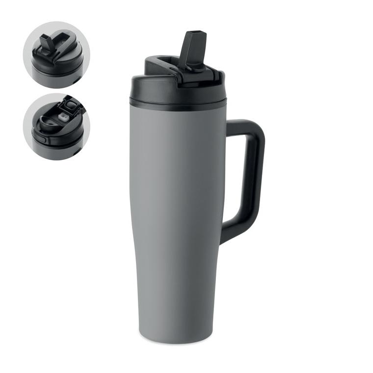 Termos cu pereți dubli, 900 ml Atlanta Gri